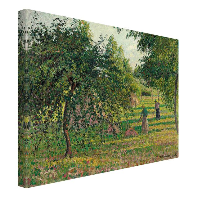 Estilo artístico Post Impresionismo Camille Pissarro - Apple Trees And Tedders, Eragny