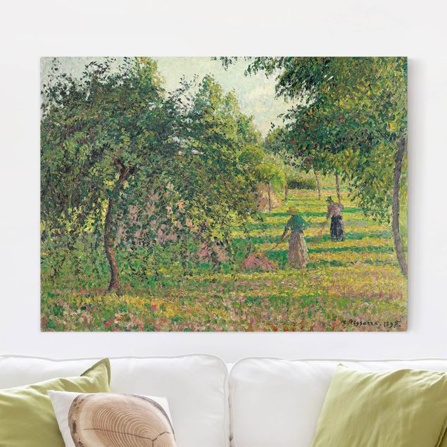 Cuadros Impresionismo Camille Pissarro - Apple Trees And Tedders, Eragny