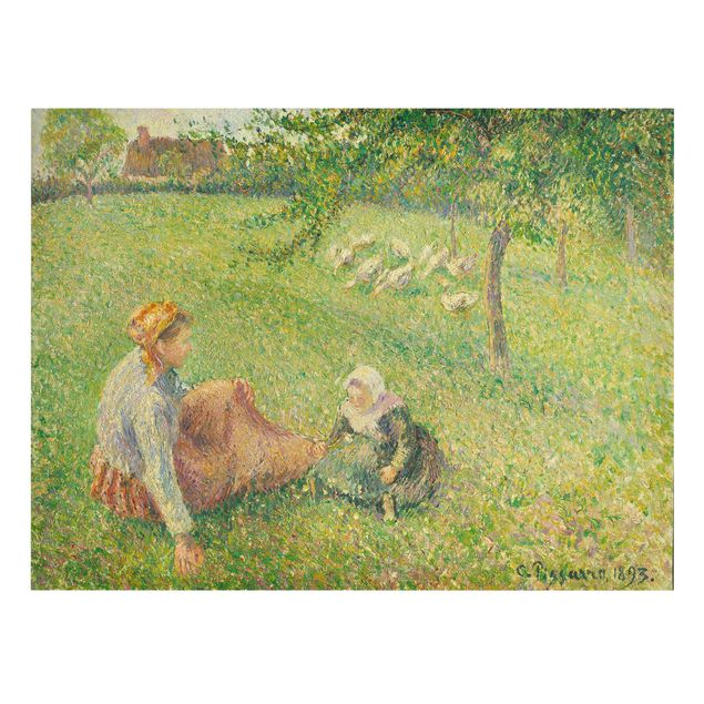Estilo artístico Post Impresionismo Camille Pissarro - The Geese Pasture