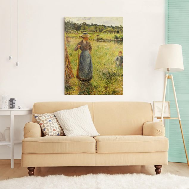 Cuadros impresionistas Camille Pissarro - The Haymaker