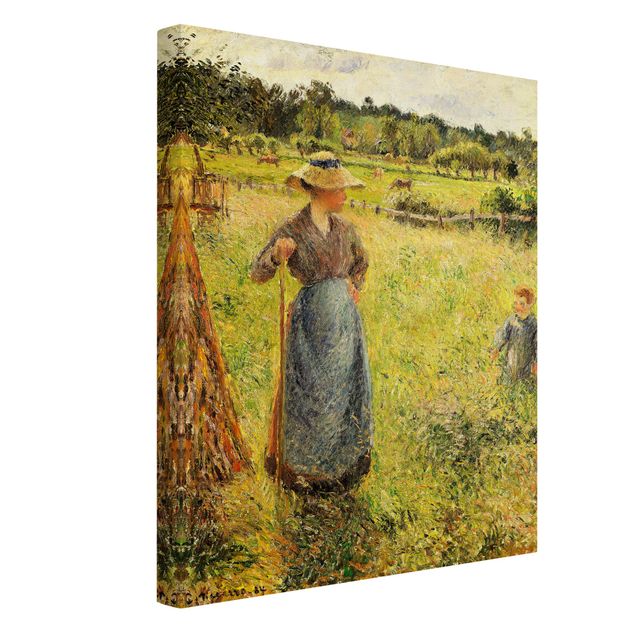 Estilo artístico Post Impresionismo Camille Pissarro - The Haymaker