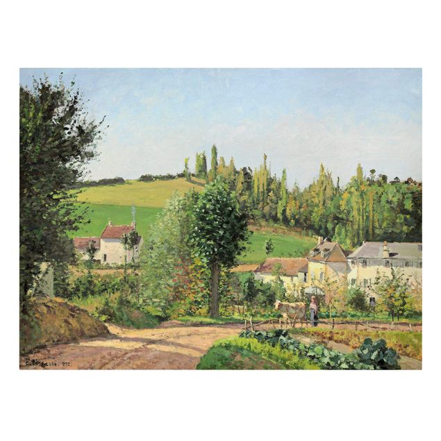 Estilo artístico Romanticismo Camille Pissarro - Hamlet In The SurRolling Hillss Of Pontoise