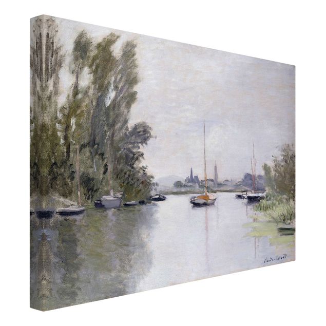 Estilos artísticos Claude Monet - Argenteuil Seen From The Small Arm Of The Seine