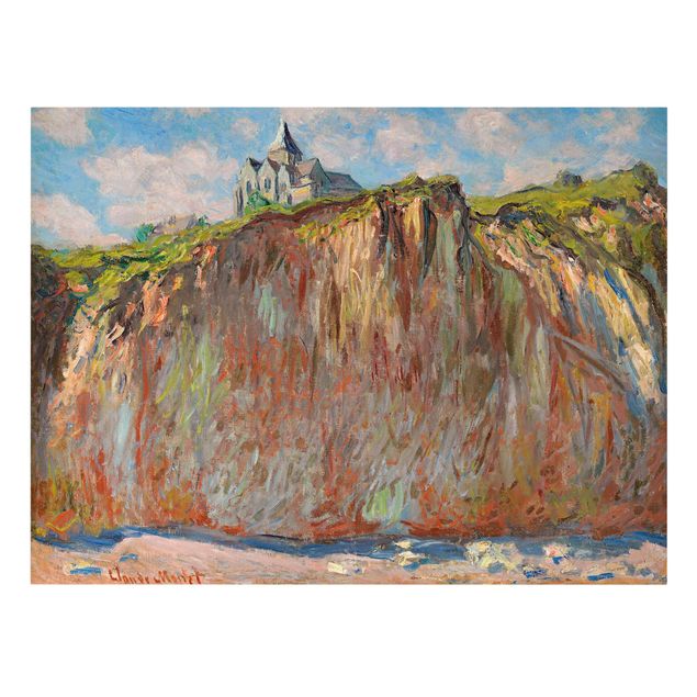 Lienzos de montañas Claude Monet - The Church Of Varengeville In The Morning Light