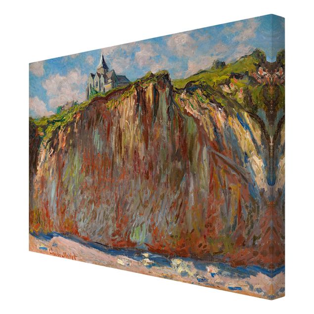 Cuadros de paisajes de montañas Claude Monet - The Church Of Varengeville In The Morning Light