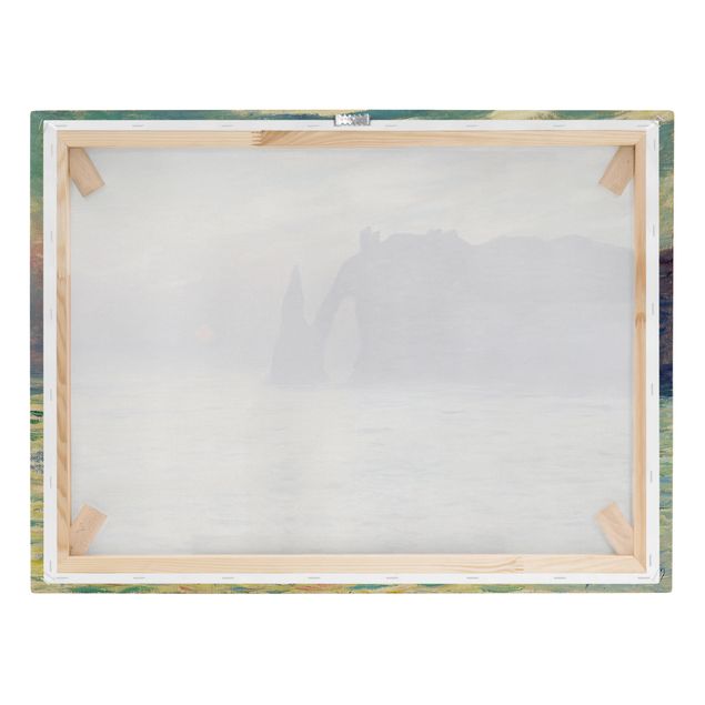 Cuadro con paisajes Claude Monet - The Cliff, Étretat, Sunset