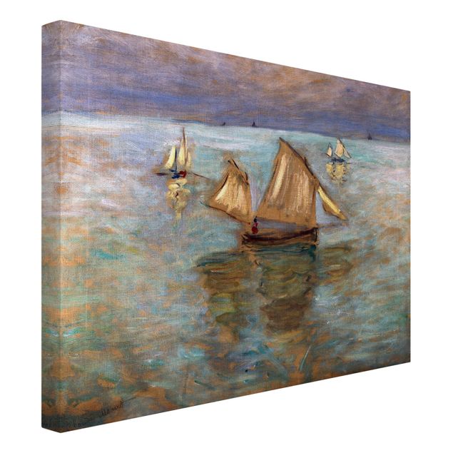 Reproducciones de cuadros Claude Monet - Fishing Boats Near Pourville