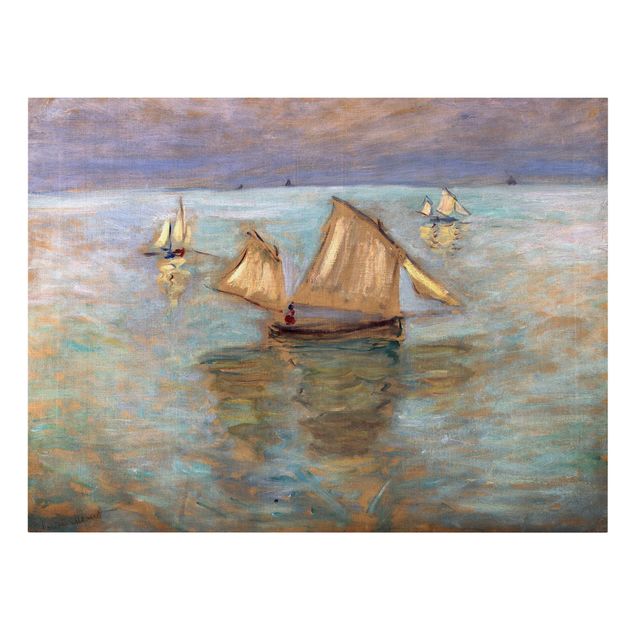 Estilos artísticos Claude Monet - Fishing Boats Near Pourville