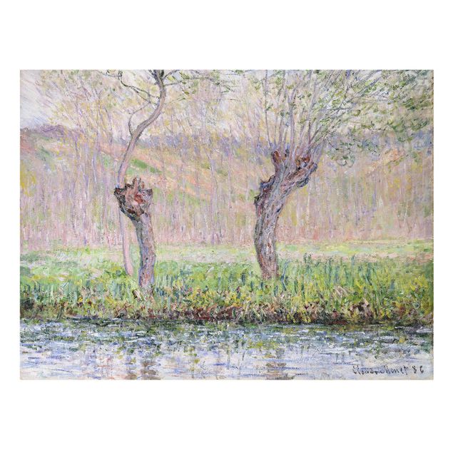 Cuadros de árboles Claude Monet - Willow Trees Spring
