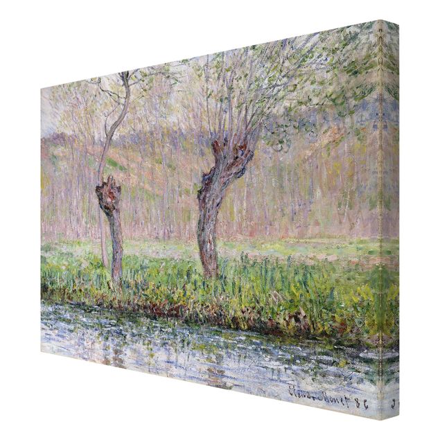 Cuadro con paisajes Claude Monet - Willow Trees Spring