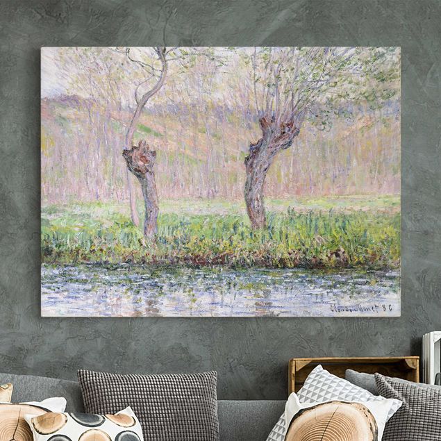 Decoración de cocinas Claude Monet - Willow Trees Spring