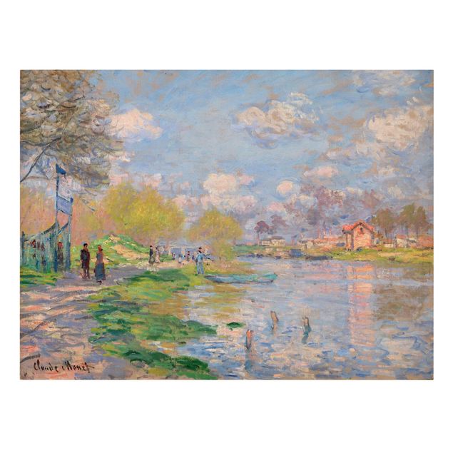 Cuadros paisajes Claude Monet - Spring On The Seine