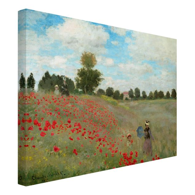 Cuadros Impresionismo Claude Monet - Poppy Field Near Argenteuil