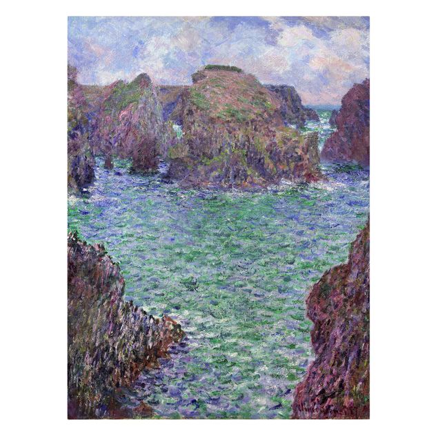 Cuadro con paisajes Claude Monet - Port-Goulphar, Belle-Île