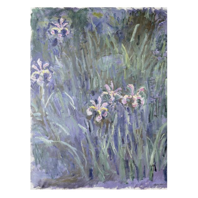 Cuadros en lienzo de flores Claude Monet - Iris