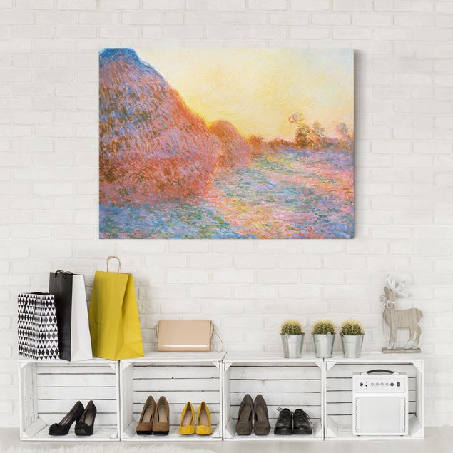 Cuadros impresionistas Claude Monet - Haystack In Sunlight