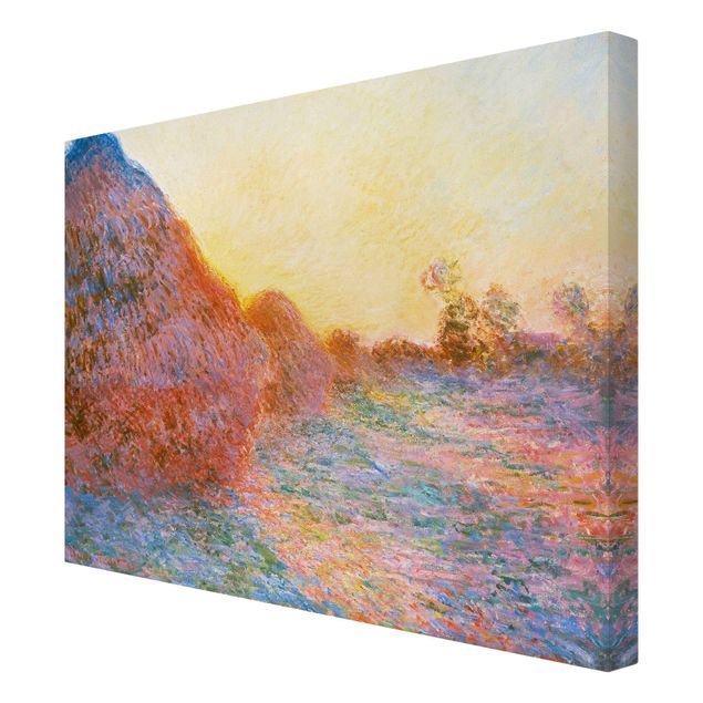 Cuadros de paisajes naturales  Claude Monet - Haystack In Sunlight