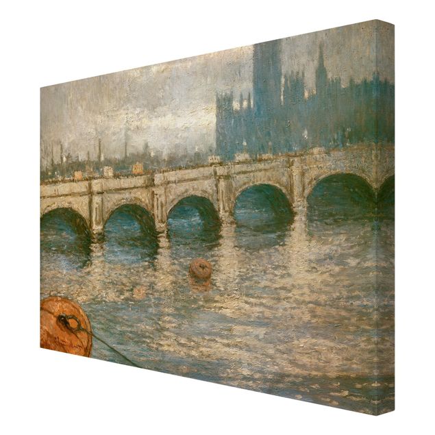 Estilos artísticos Claude Monet - Thames Bridge And Parliament Building In London