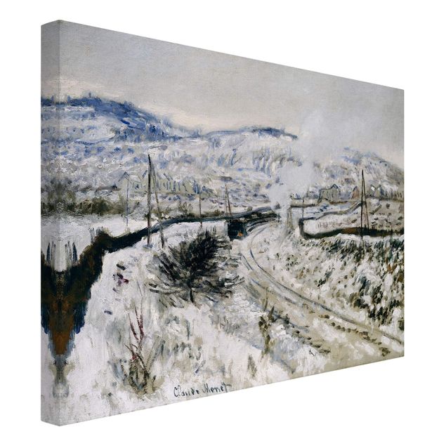 Estilos artísticos Claude Monet - Train In The Snow At Argenteuil