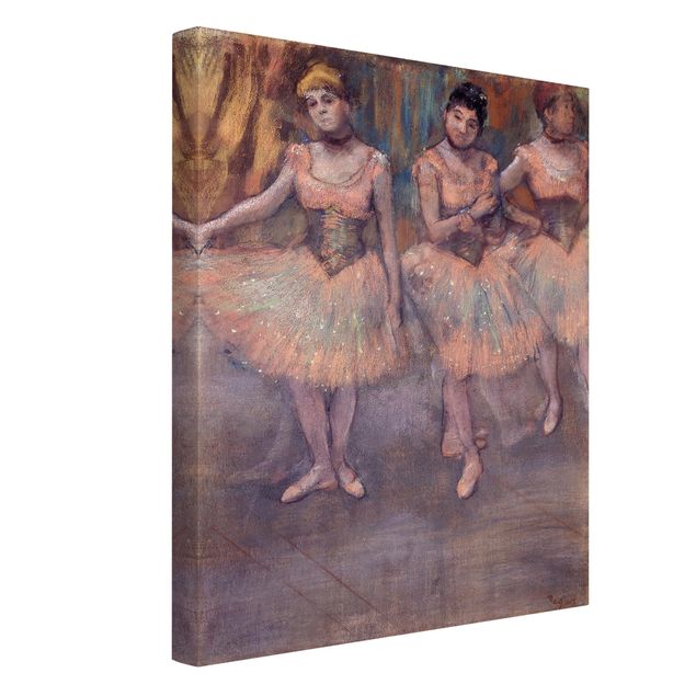 Reproducciones de cuadros Edgar Degas - Three Dancers before Exercise