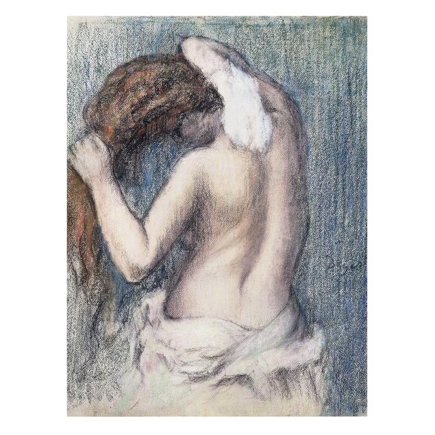 Cuadros desnudo Edgar Degas - Woman Wiping