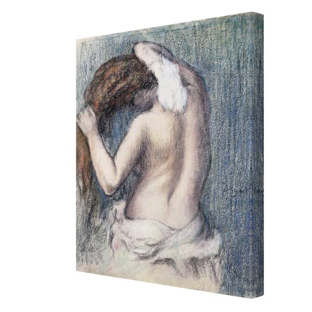 Lienzos de cuadros famosos Edgar Degas - Woman Wiping
