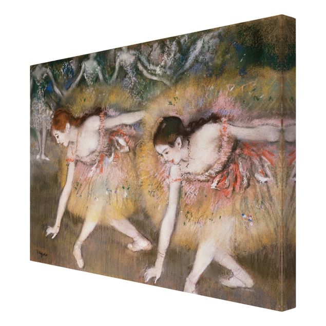 Lienzos de cuadros famosos Edgar Degas - Dancers Bending Down