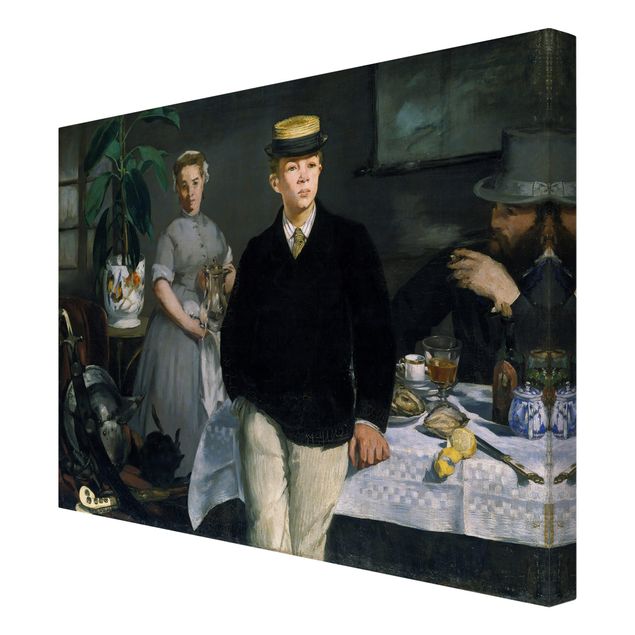 Lienzos de cuadros famosos Edouard Manet - Luncheon In The Studio