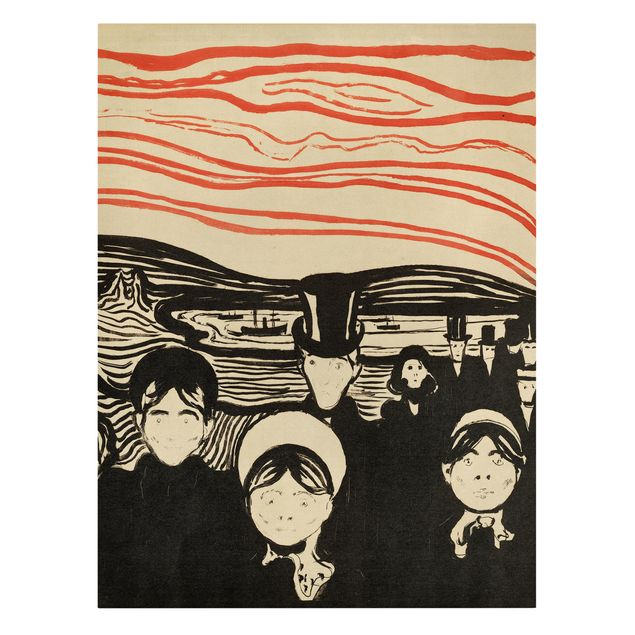 Estilos artísticos Edvard Munch - Anxiety