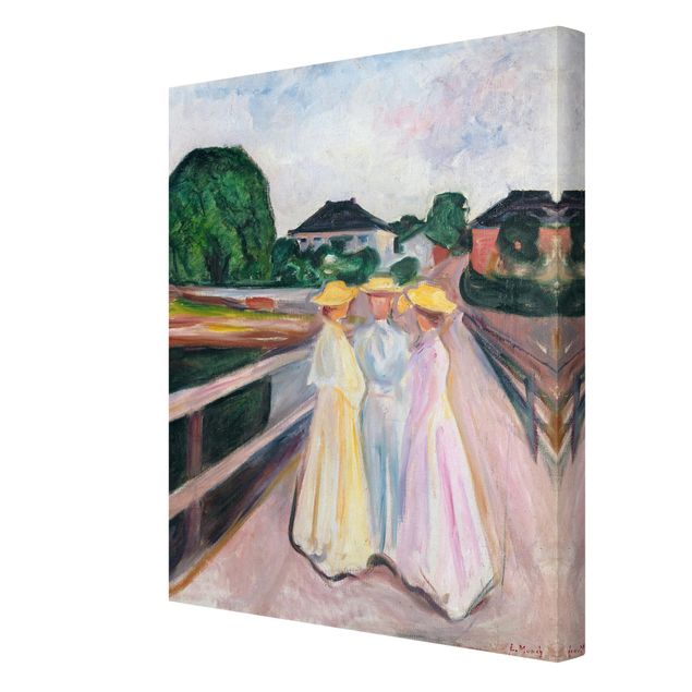 Estilos artísticos Edvard Munch - Three Girls on the Bridge