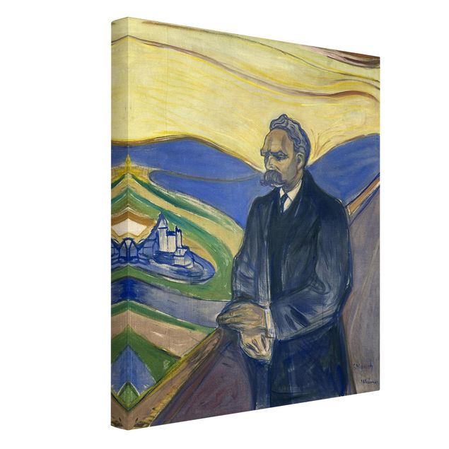 Reproducciones de cuadros Edvard Munch - Portrait of Friedrich Nietzsche