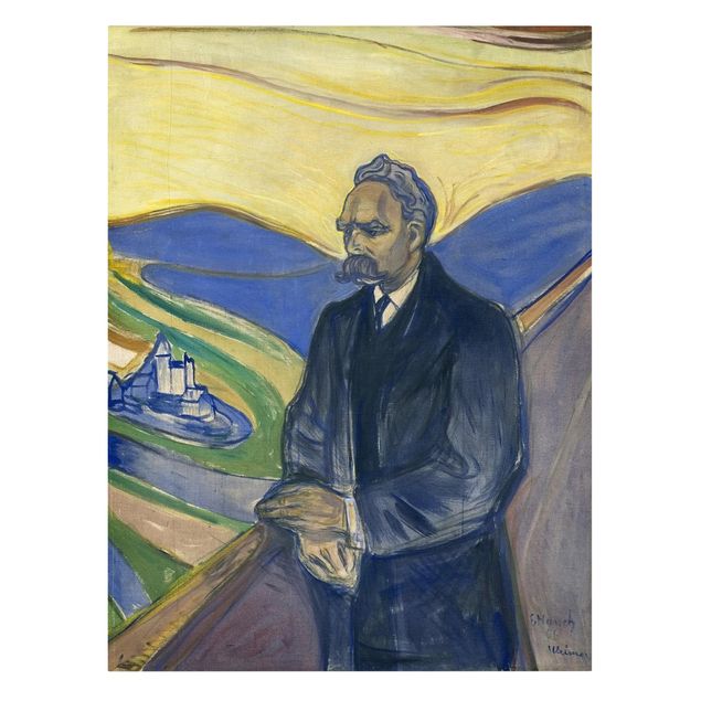 Estilos artísticos Edvard Munch - Portrait of Friedrich Nietzsche