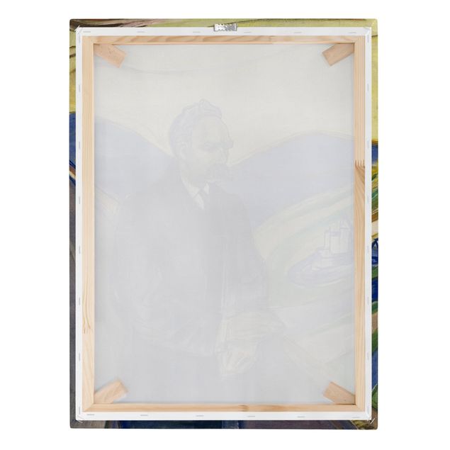 Cuadros famosos Edvard Munch - Portrait of Friedrich Nietzsche