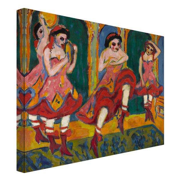 Lienzos de cuadros famosos Ernst Ludwig Kirchner - Czardas Dancers