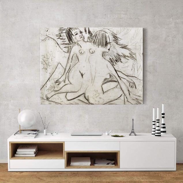 Reproducciones de cuadros Ernst Ludwig Kirchner - Two Young Nudes