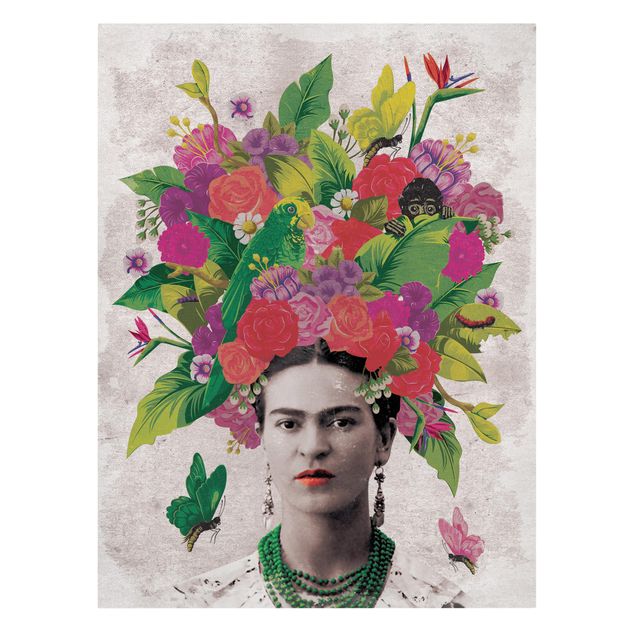 Cuadros flores Frida Kahlo - Flower Portrait