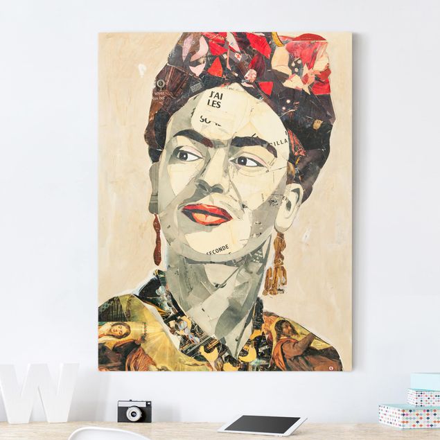 Decoración en la cocina Frida Kahlo - Collage No.2