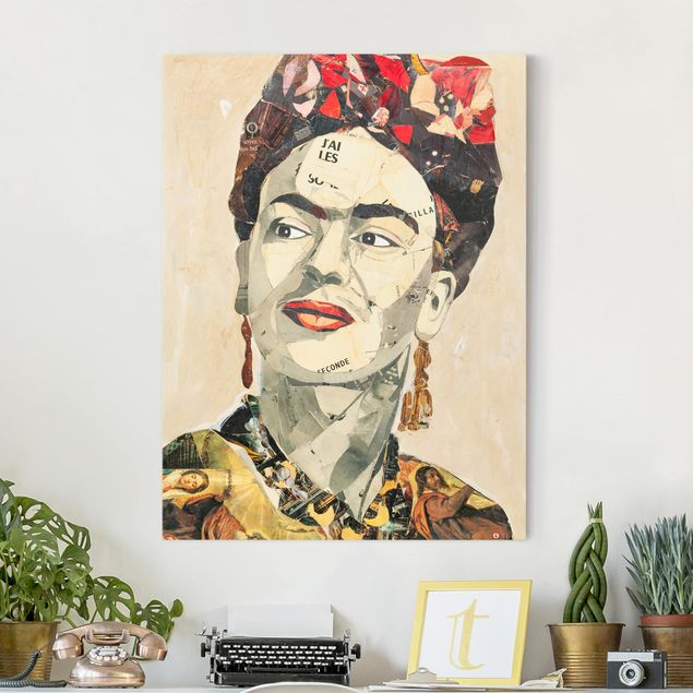Láminas cuadros famosos Frida Kahlo - Collage No.2