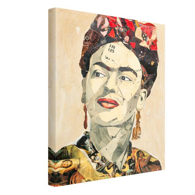 Láminas de cuadros famosos Frida Kahlo - Collage No.2