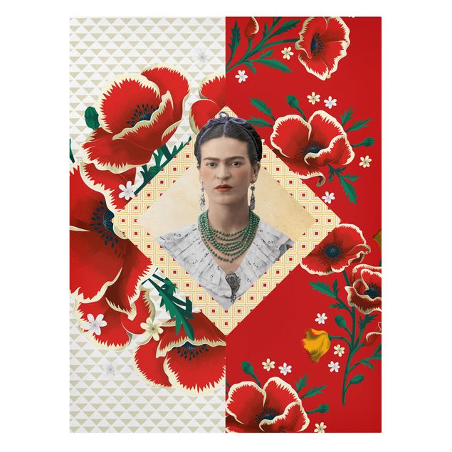 Lienzos de cuadros famosos Frida Kahlo - Poppies