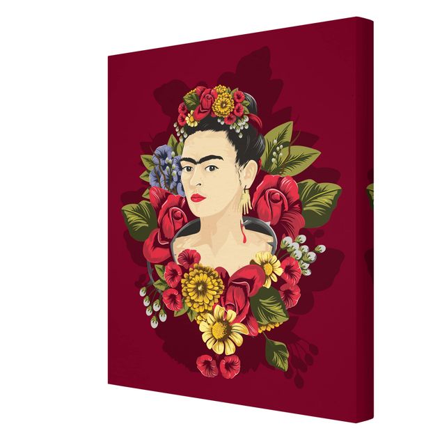 Cuadros flores Frida Kahlo - Roses