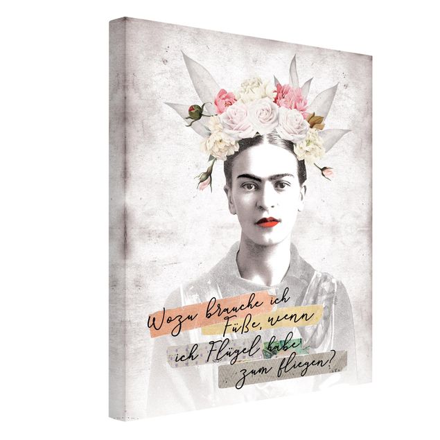 Lienzo frases Frida Kahlo - A quote