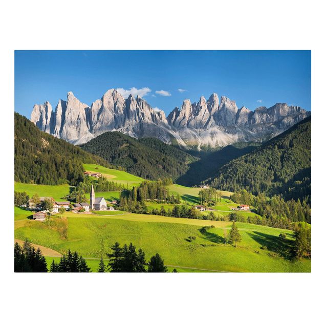 Cuadros paisajes Odle In South Tyrol