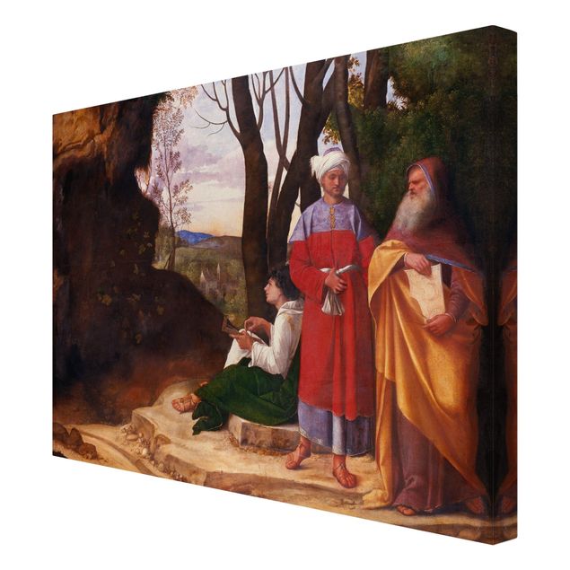 Láminas de cuadros famosos Giorgione - The Three Philosophers