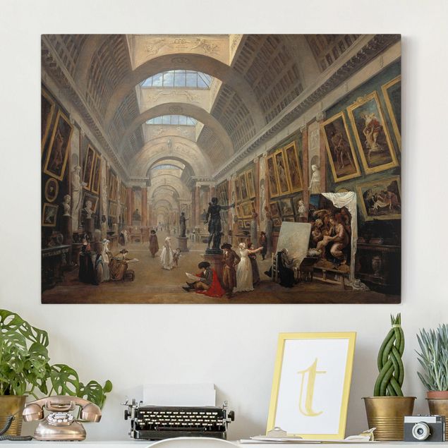 Decoración cocina Hubert Robert - The Equipment Project For The Large Gallery Of The Louvre