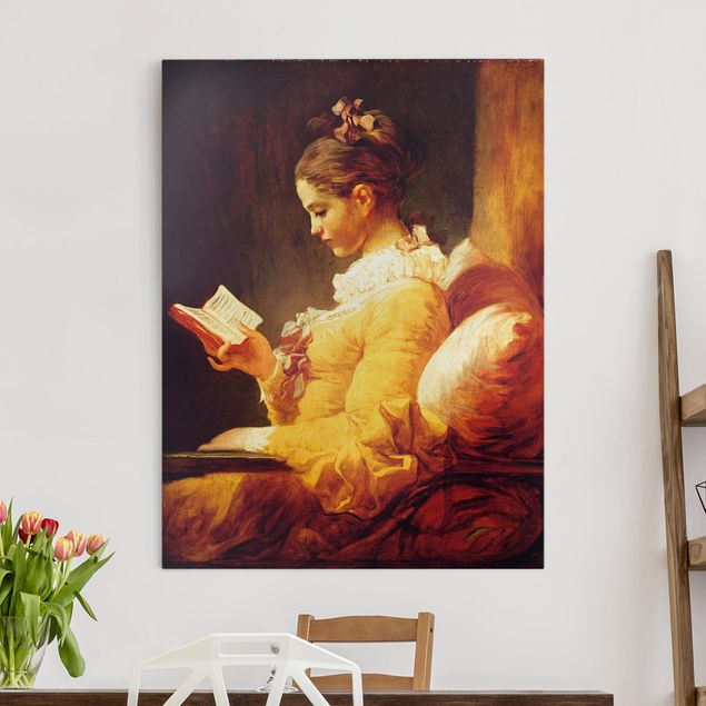 Decoración cocina Jean Honoré Fragonard - Young Girl Reading