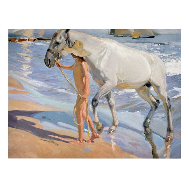 Estilos artísticos Joaquin Sorolla - The Horse’S Bath