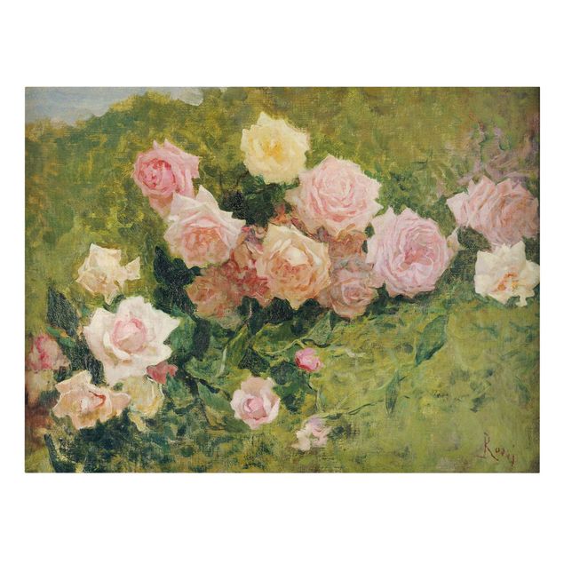 Lienzos de flores Luigi Rossi - A Study Of Roses