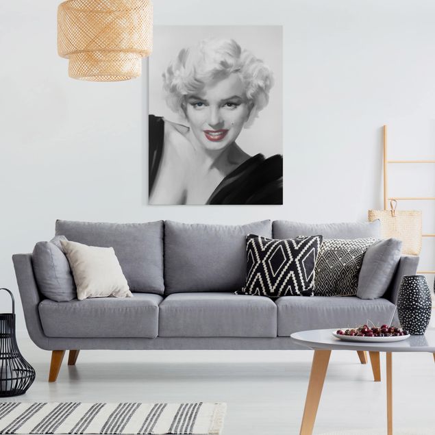 Lienzos vintage Marilyn On Sofa
