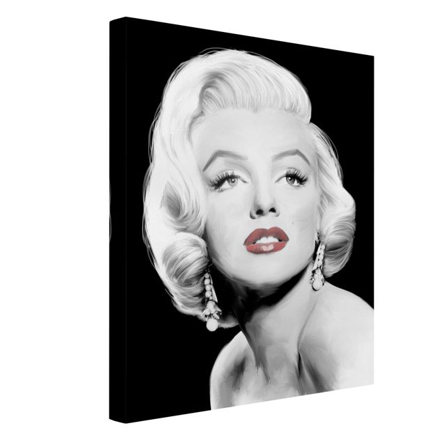 Cuadro retratos Marilyn With Earrings
